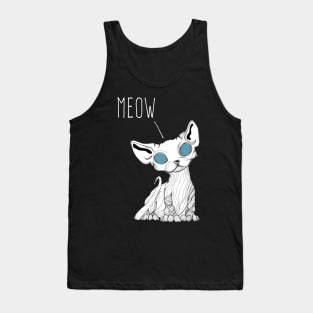 Kitten meow Tank Top